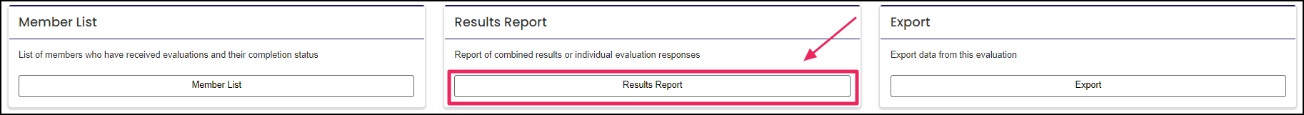 Image shows results report button.