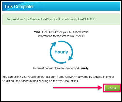 QualifiedFirst's Link Confirmation page
