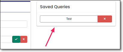 Saved Queries section